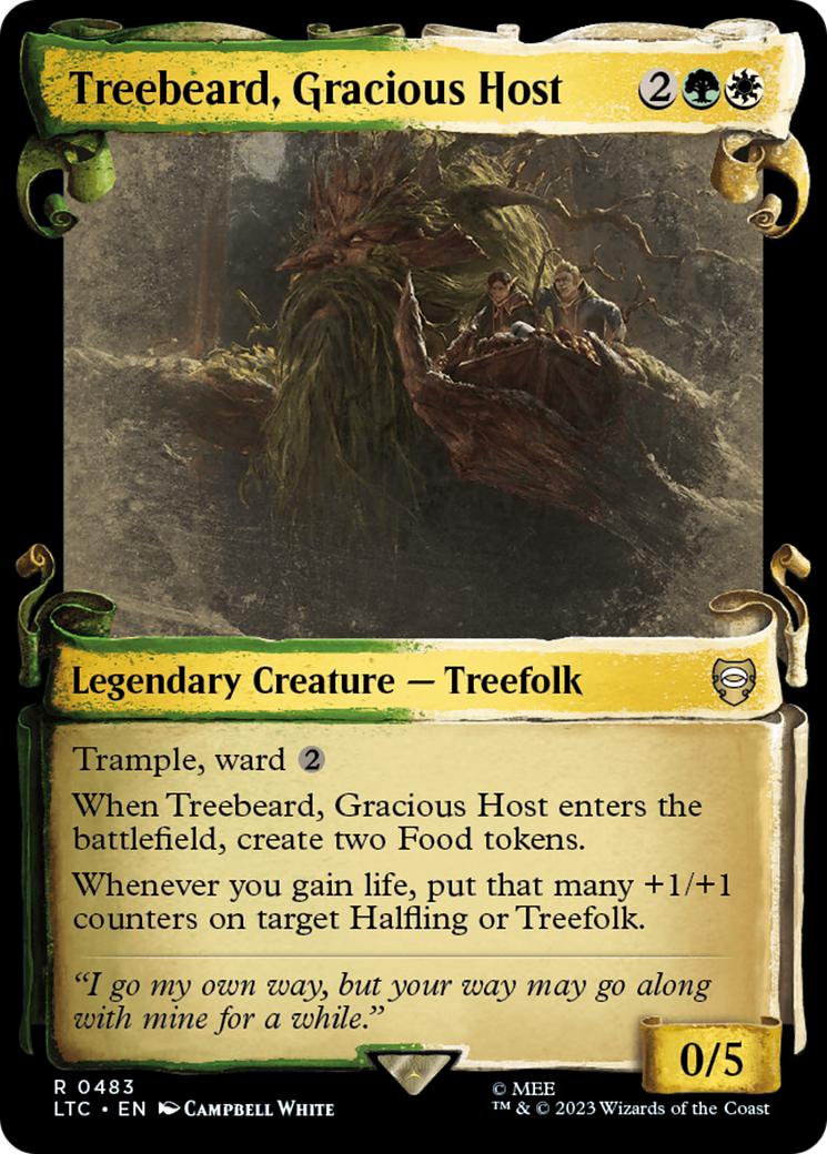 Treebeard, Gracious Host [The Lord of the Rings: Tales of Middle-Earth Commander Showcase Scrolls] | Enigma On Main