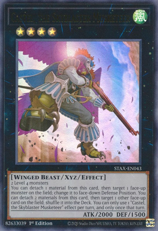 Castel, the Skyblaster Musketeer [STAX-EN043] Ultra Rare | Enigma On Main