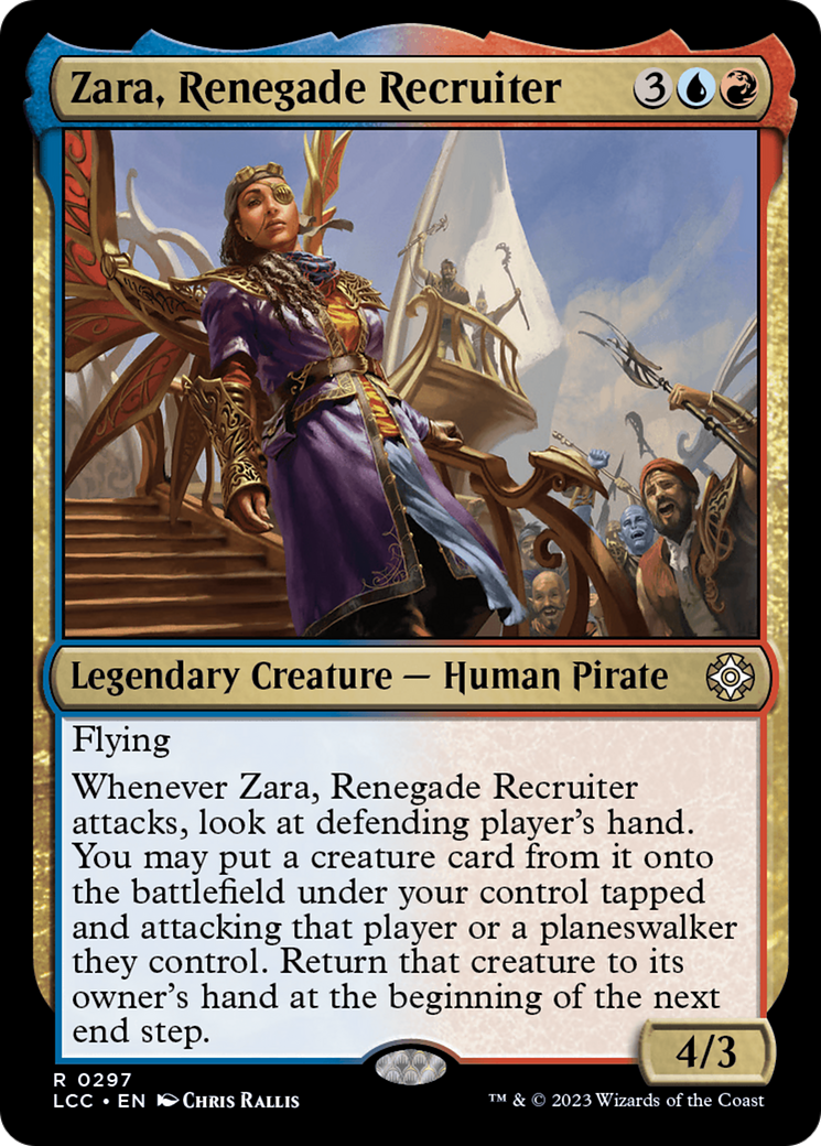 Zara, Renegade Recruiter [The Lost Caverns of Ixalan Commander] | Enigma On Main