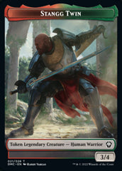 Soldier // Stangg Twin Double-sided Token [Dominaria United Tokens] | Enigma On Main