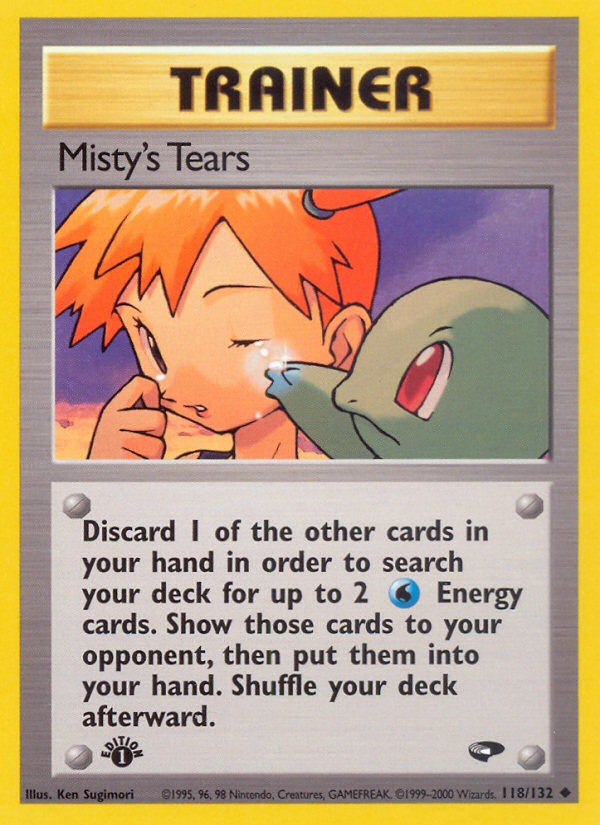 Misty's Tears (118/132) [Gym Challenge 1st Edition] | Enigma On Main