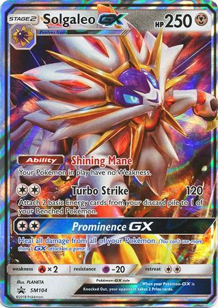 Solgaleo GX (SM104) (Jumbo Card) [Sun & Moon: Black Star Promos] | Enigma On Main