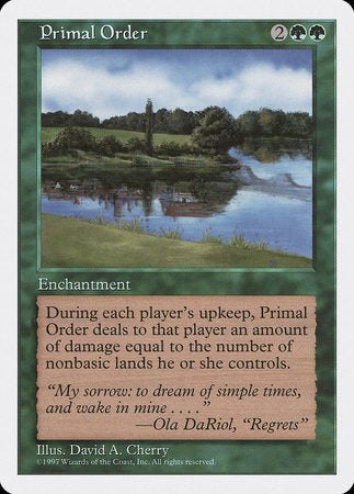 Primal Order [Fifth Edition] | Enigma On Main