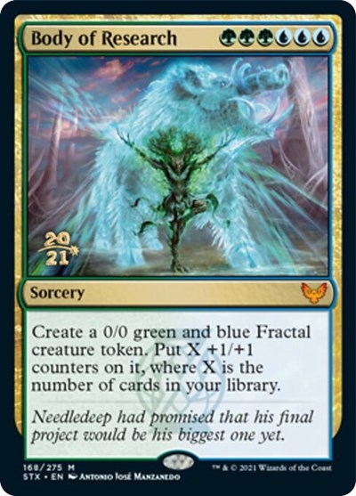 Body of Research [Strixhaven: School of Mages Prerelease Promos] | Enigma On Main