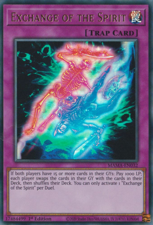 Exchange of the Spirit [MAMA-EN032] Ultra Rare | Enigma On Main