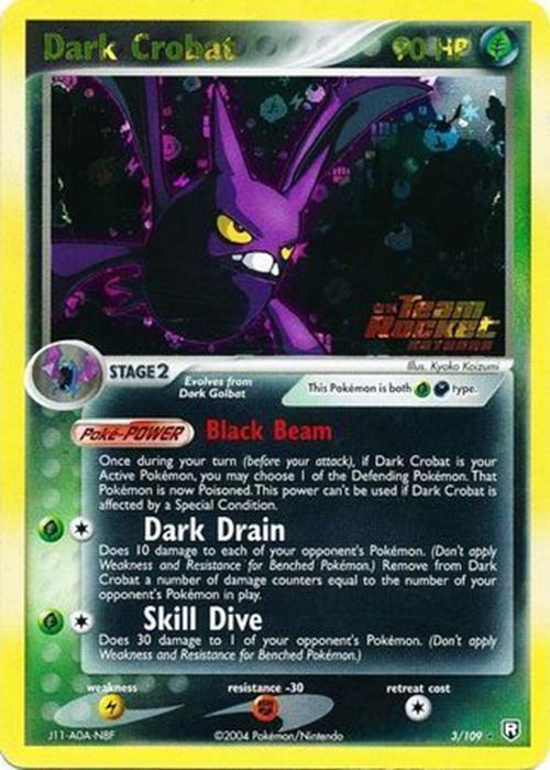 Dark Crobat (3/109) (Stamped) [EX: Team Rocket Returns] | Enigma On Main