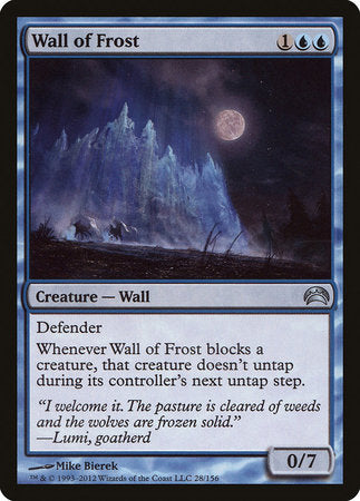 Wall of Frost [Planechase 2012] | Enigma On Main