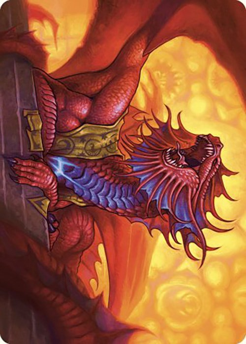 Niv-Mizzet, Guildpact Art Card (44/49) [Murders at Karlov Manor Art Series] | Enigma On Main