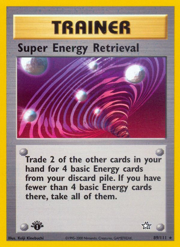 Super Energy Retrieval (89/111) [Neo Genesis 1st Edition] | Enigma On Main