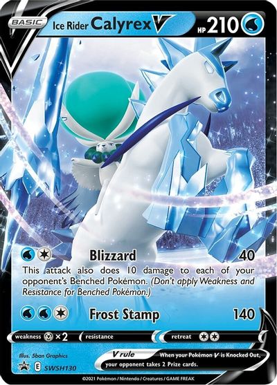 Ice Rider Calyrex V (SWSH130) [Sword & Shield: Black Star Promos] | Enigma On Main