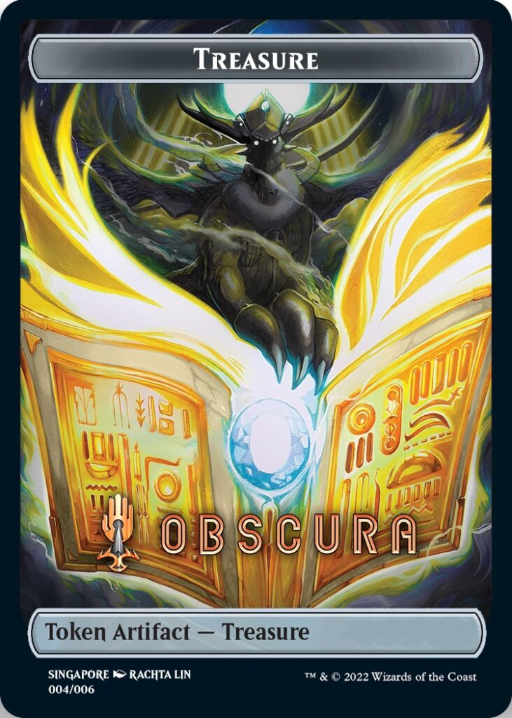 Treasure Token (Obscura) (Southeast Asia Artists) [Streets of New Capenna Tokens] | Enigma On Main