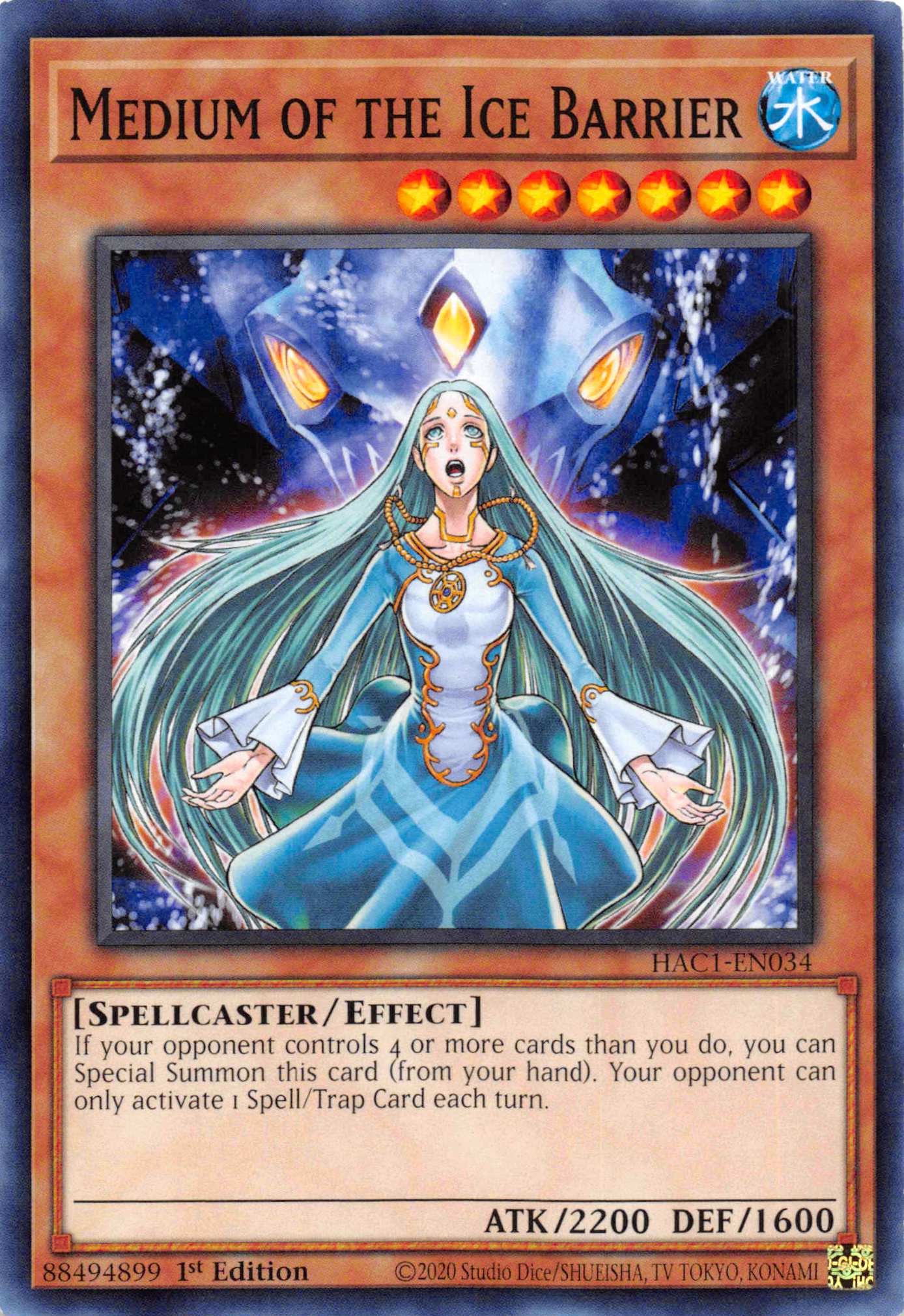 Medium of the Ice Barrier (Duel Terminal) [HAC1-EN034] Parallel Rare | Enigma On Main