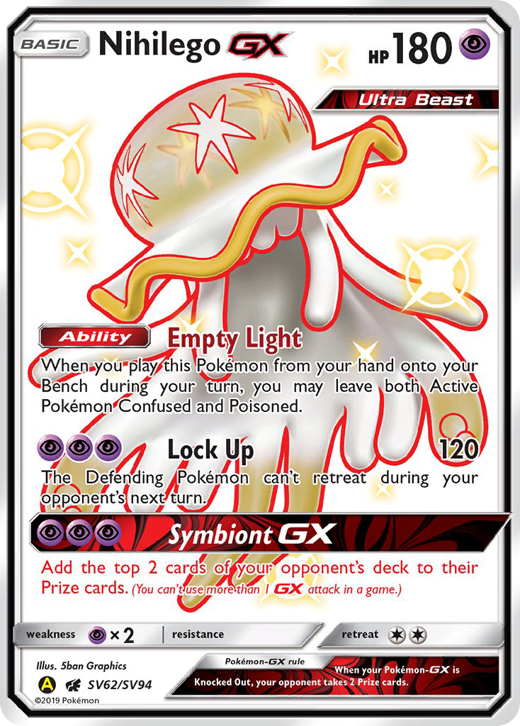 Nihilego GX (SV62/SV94) [Sun & Moon: Hidden Fates - Shiny Vault] | Enigma On Main