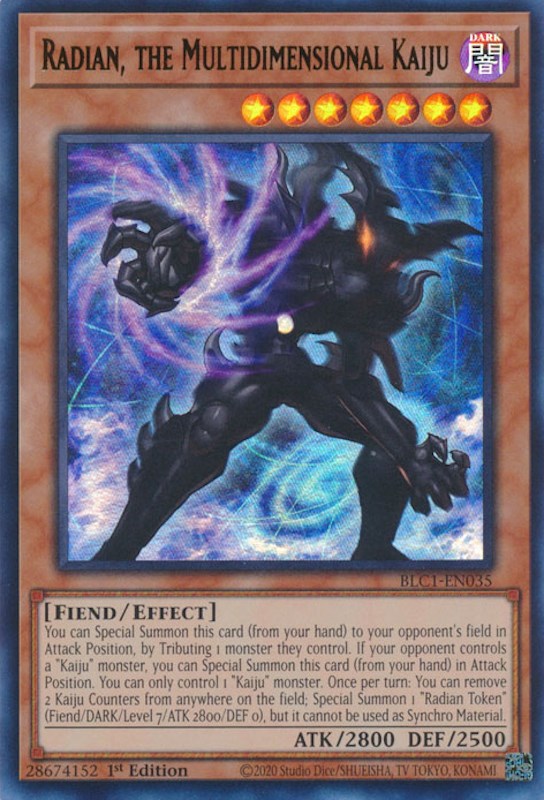 Radian, the Multidimensional Kaiju [BLC1-EN035] Ultra Rare | Enigma On Main