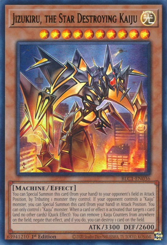 Jizukiru, the Star Destroying Kaiju [BLC1-EN036] Ultra Rare | Enigma On Main