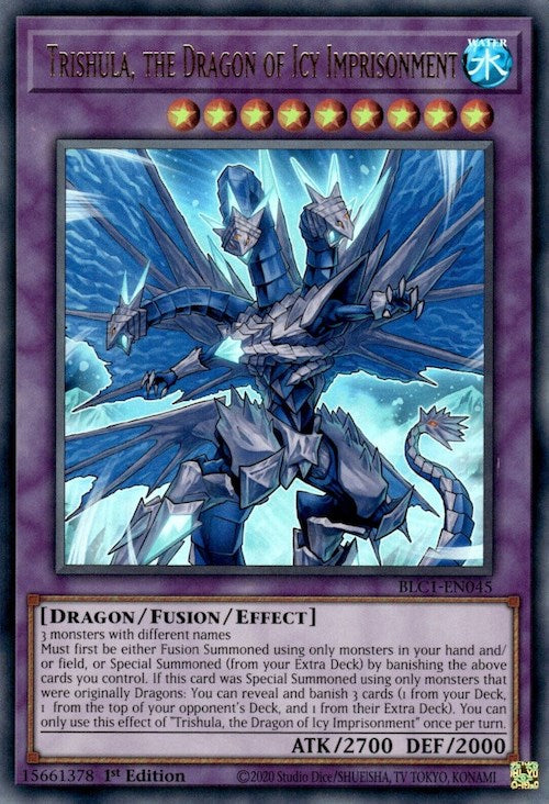 Trishula, the Dragon of Icy Imprisonment [BLC1-EN045] Ultra Rare | Enigma On Main