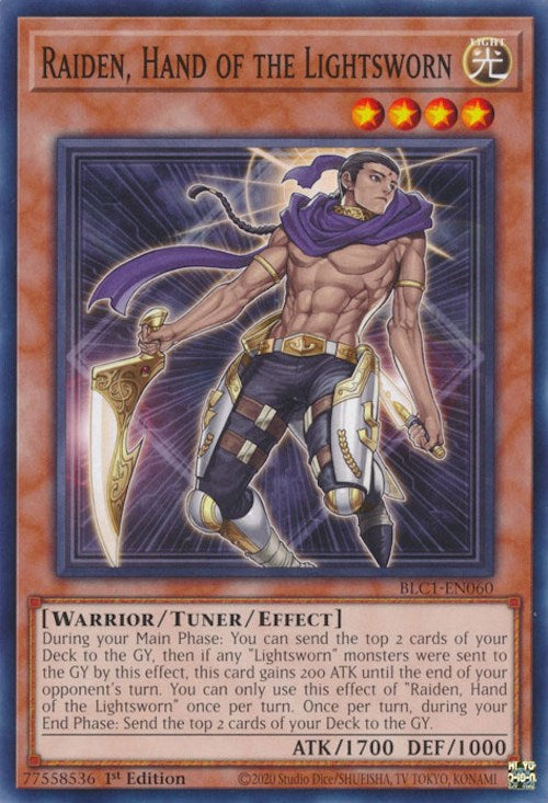 Raiden, Hand of the Lightsworn [BLC1-EN060] Common | Enigma On Main