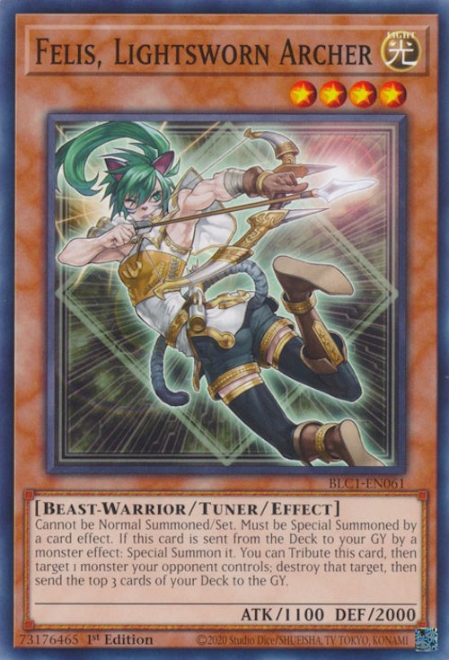 Felis, Lightsworn Archer [BLC1-EN061] Common | Enigma On Main