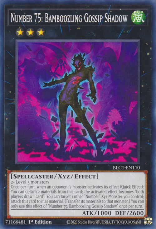 Number 75: Bamboozling Gossip Shadow [BLC1-EN110] Common | Enigma On Main