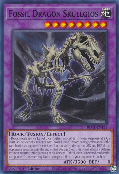 Fossil Dragon Skullgios [BLC1-EN132] Common | Enigma On Main