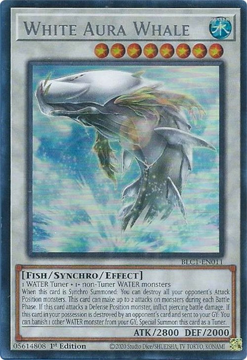 White Aura Whale (Silver) [BLC1-EN011] Ultra Rare | Enigma On Main