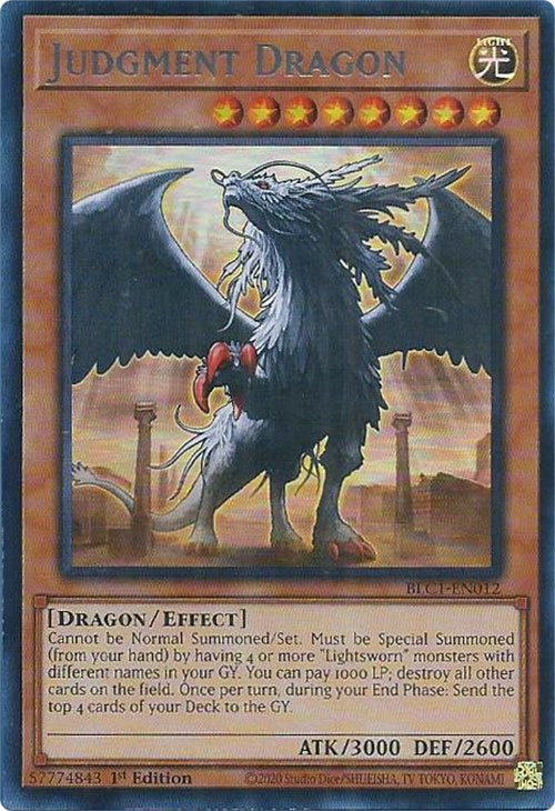 Judgment Dragon (Silver) [BLC1-EN012] Ultra Rare | Enigma On Main