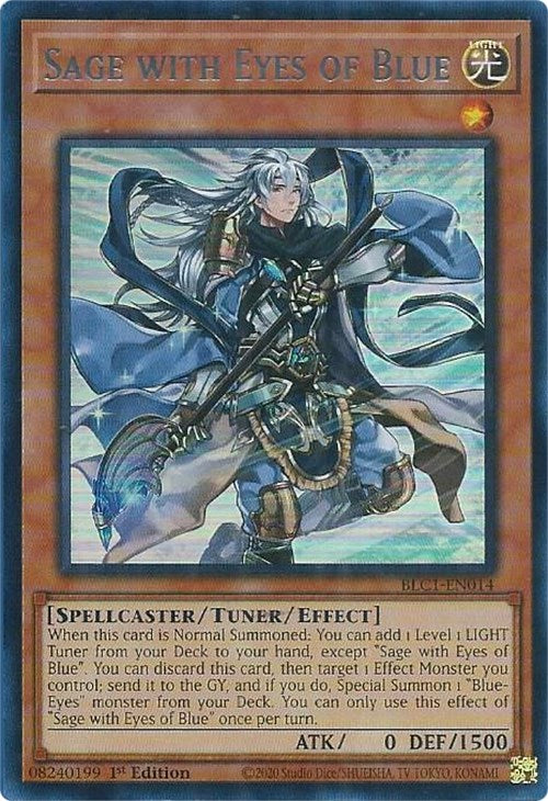 Sage with Eyes of Blue (Silver) [BLC1-EN014] Ultra Rare | Enigma On Main