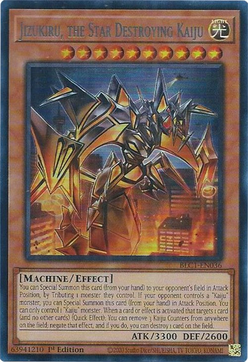 Jizukiru, the Star Destroying Kaiju (Silver) [BLC1-EN036] Ultra Rare | Enigma On Main