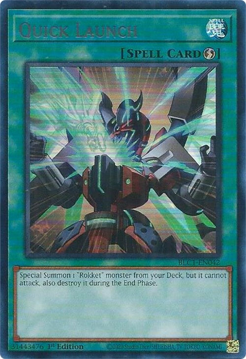 Quick Launch (Silver) [BLC1-EN042] Ultra Rare | Enigma On Main