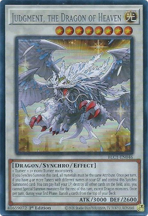 Judgment, the Dragon of Heaven (Silver) [BLC1-EN046] Ultra Rare | Enigma On Main