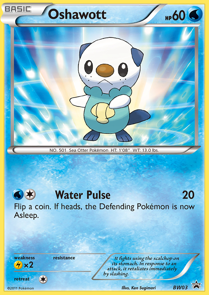 Oshawott (BW03) [Black & White: Black Star Promos] | Enigma On Main