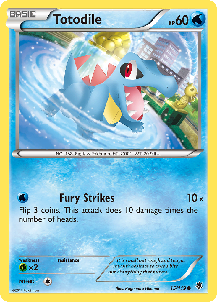 Totodile (15/119) [XY: Phantom Forces] | Enigma On Main