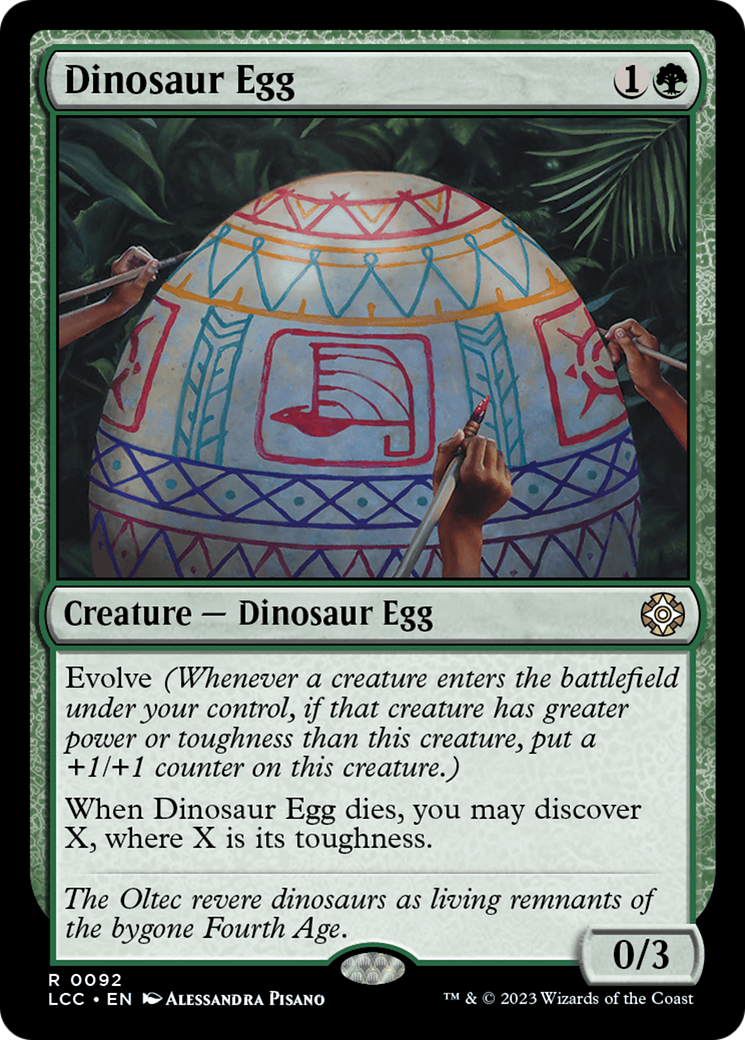 Dinosaur Egg [The Lost Caverns of Ixalan Commander] | Enigma On Main