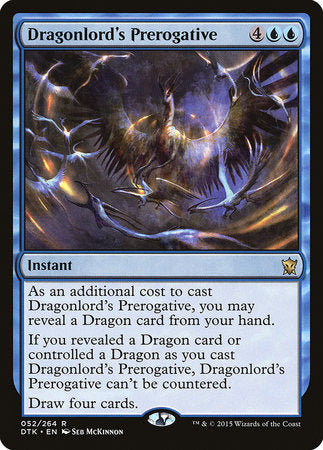 Dragonlord's Prerogative [Dragons of Tarkir] | Enigma On Main