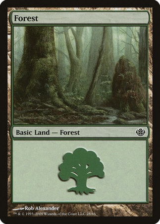 Forest (28) [Duel Decks: Garruk vs. Liliana] | Enigma On Main