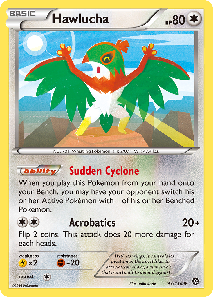 Hawlucha (97/114) [XY: Steam Siege] | Enigma On Main