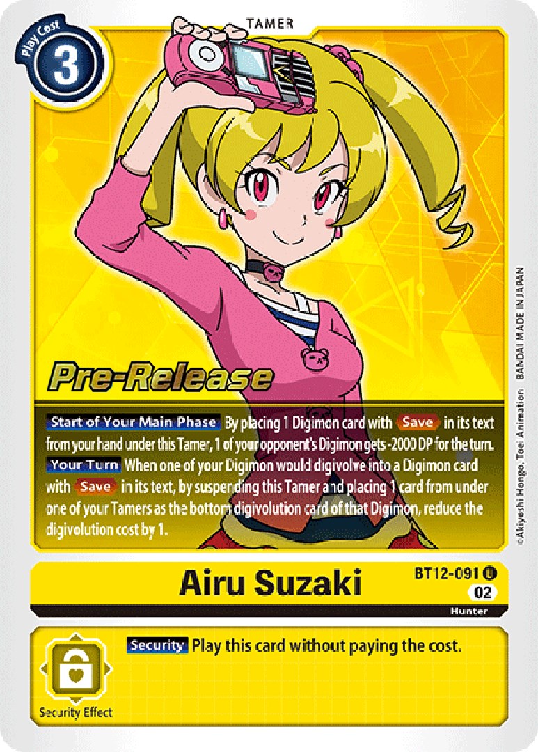 Airu Suzaki [BT12-091] [Across Time Pre-Release Cards] | Enigma On Main