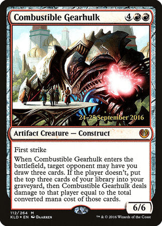 Combustible Gearhulk [Kaladesh Promos] | Enigma On Main