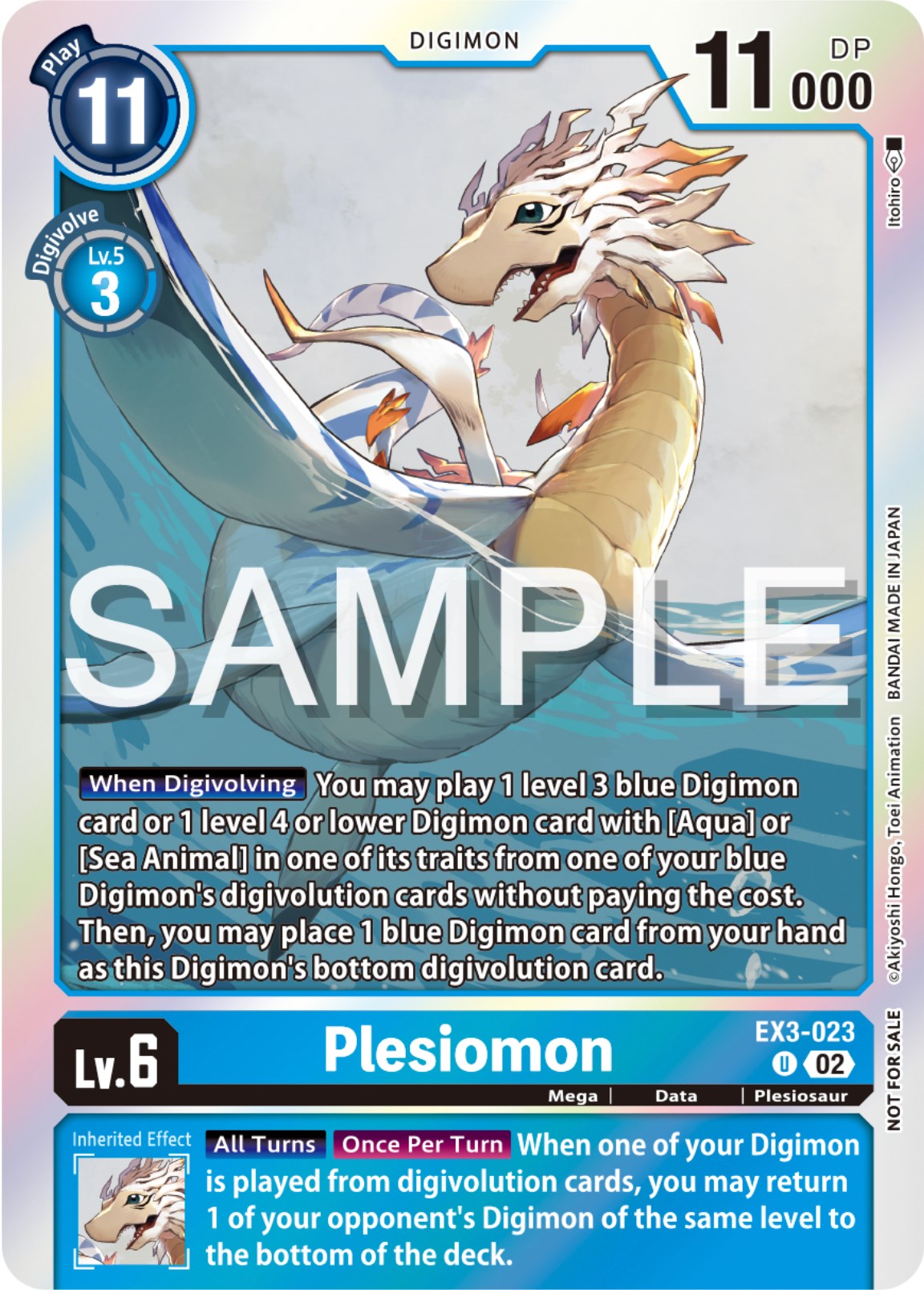 Plesiomon [EX3-023] (Event Pack 6) [Draconic Roar Promos] | Enigma On Main