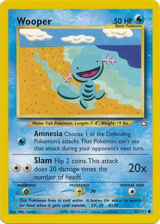 Wooper (82/111) [Neo Genesis Unlimited] | Enigma On Main