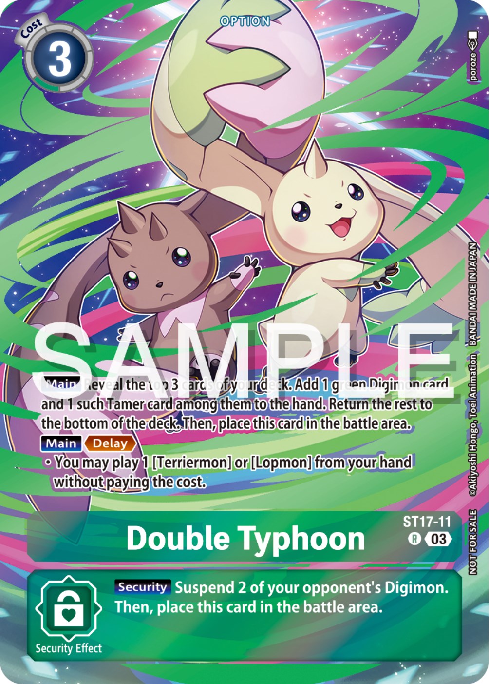 Double Typhoon [ST17-11] (Spring Break Event 2024) [Starter Deck: Double Typhoon Advanced Deck Set Promos] | Enigma On Main