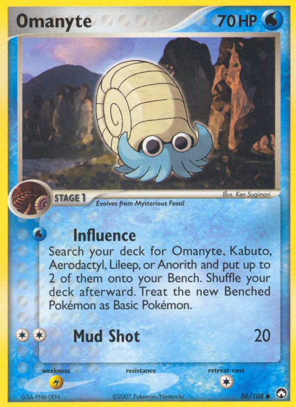 Omanyte (56/108) [EX: Power Keepers] | Enigma On Main