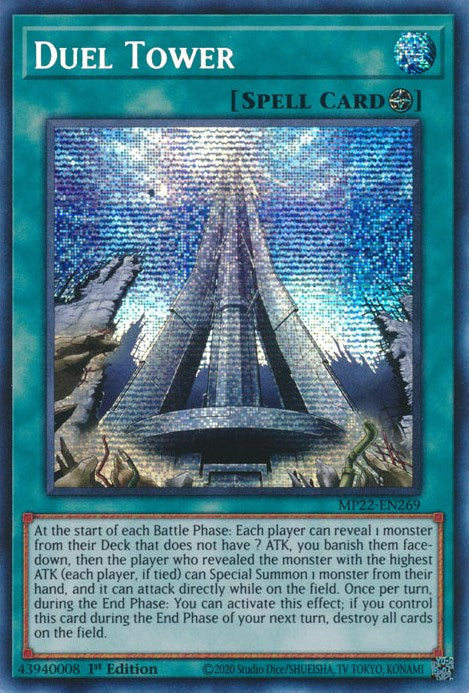 Duel Tower [MP22-EN269] Prismatic Secret Rare | Enigma On Main