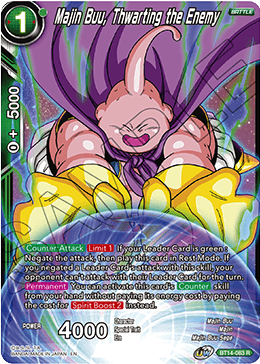 Majin Buu, Thwarting the Enemy (BT14-083) [Cross Spirits] | Enigma On Main