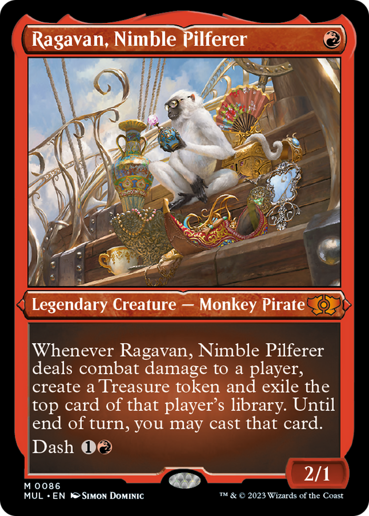 Ragavan, Nimble Pilferer (Foil Etched) [Multiverse Legends] | Enigma On Main