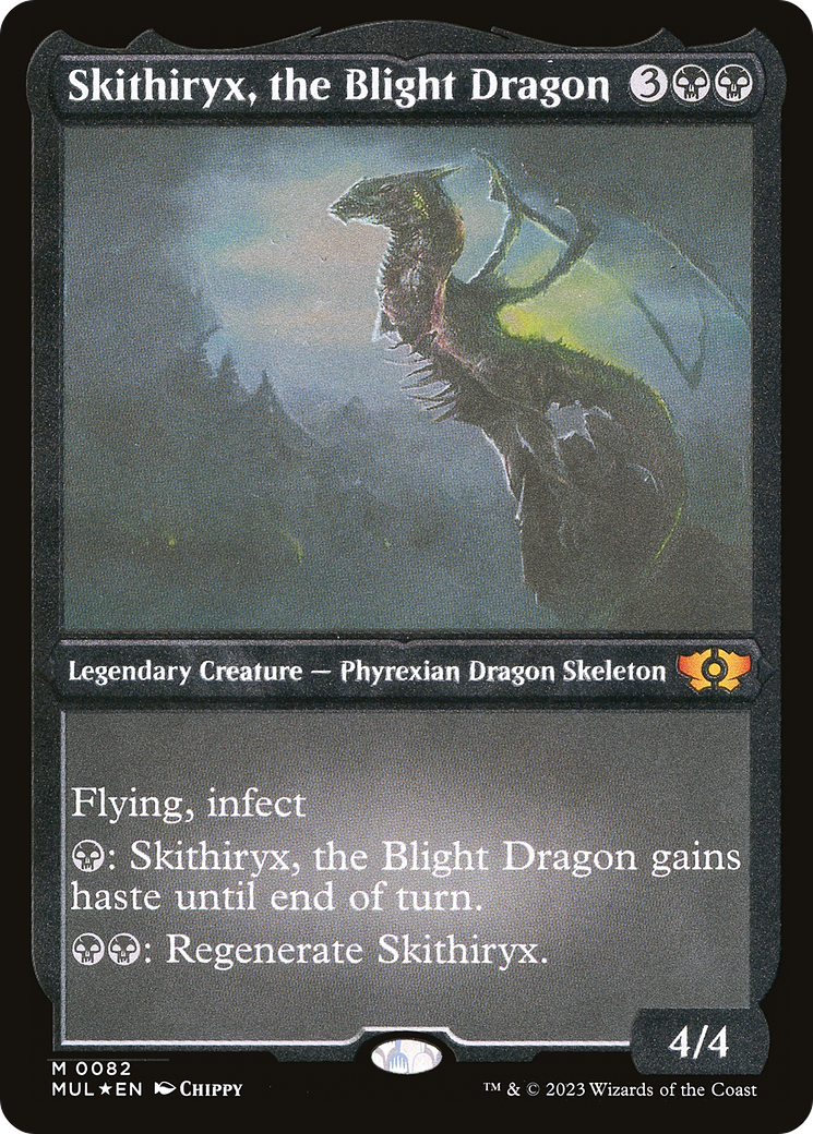 Skithiryx, the Blight Dragon (Foil Etched) [Multiverse Legends] | Enigma On Main