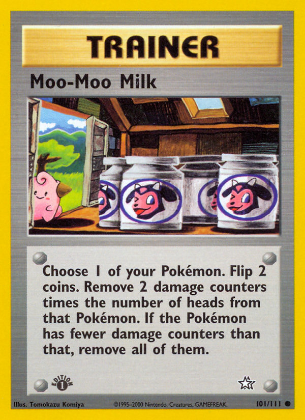 Moo-Moo Milk (101/111) [Neo Genesis 1st Edition] | Enigma On Main