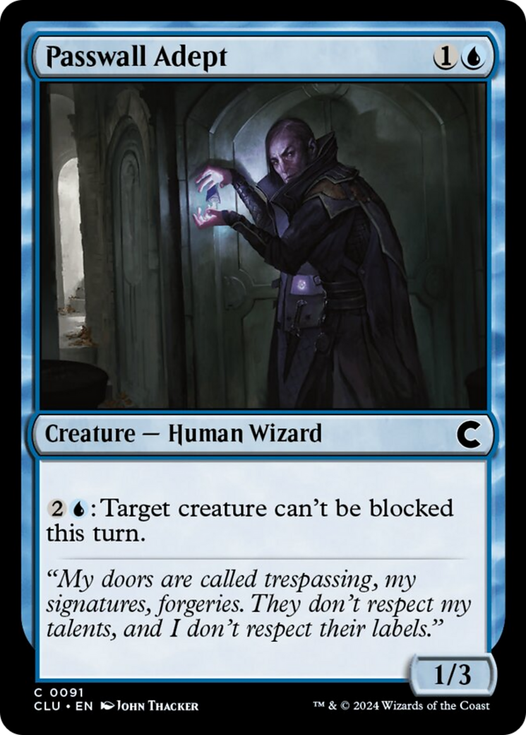 Passwall Adept [Ravnica: Clue Edition] | Enigma On Main