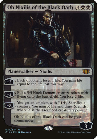 Ob Nixilis of the Black Oath (Commander 2014) [Commander 2014 Oversized] | Enigma On Main