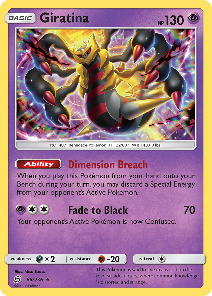 Giratina (86/236) [Sun & Moon: Unified Minds] | Enigma On Main